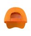 Casquette Unie À Sept Panneaux Mixte Orange Result-3