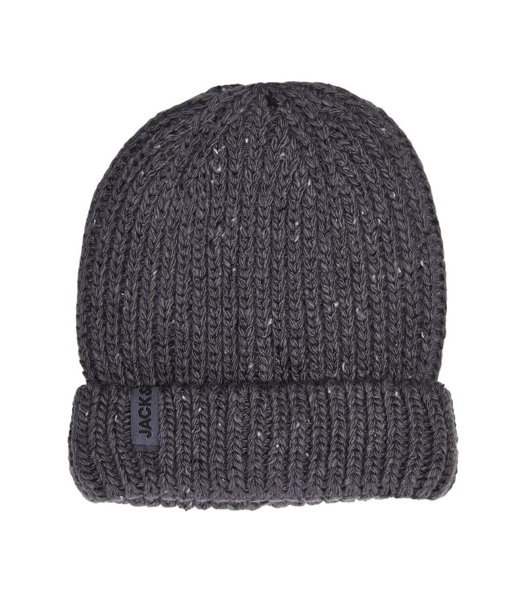 Bonnet gris homme jack & jones accliff-1