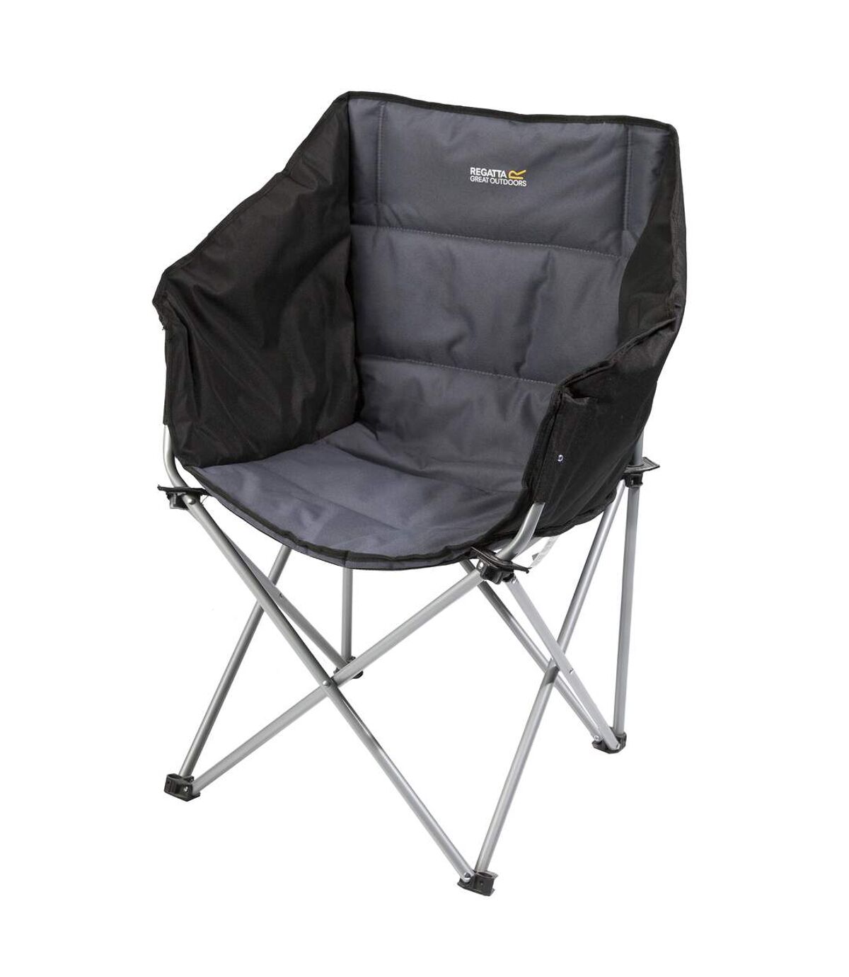 Regatta - Chaise de camping NAVAS (Noir / gris) (Taille unique) - UTRG1805
