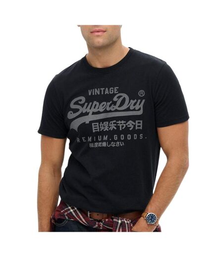T-Shirt marine homme superdry classic