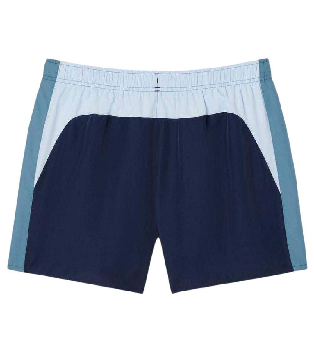 Mens Colour Block Swimming Trunks Navy Lacoste-3