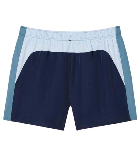 Mens Colour Block Swimming Trunks Navy Lacoste