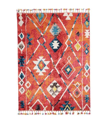 Tapis berbère tissé motifs tribaux BERBAL B