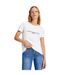 T-shirt Motif/style Logo Essential Femme Blanc Tommy Hilfiger-4