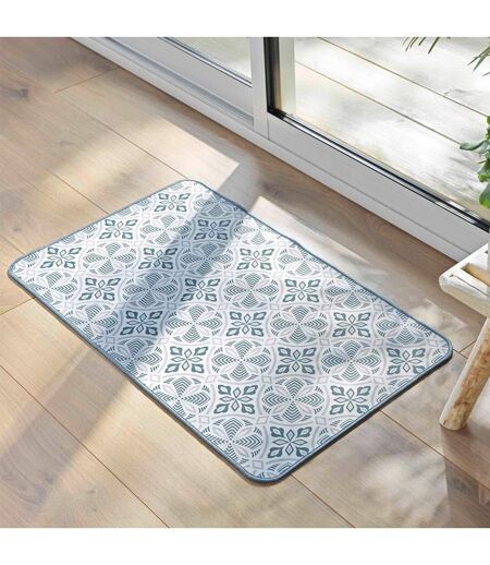 Tapis Déco Imprimé Joan 45x75cm Bleu