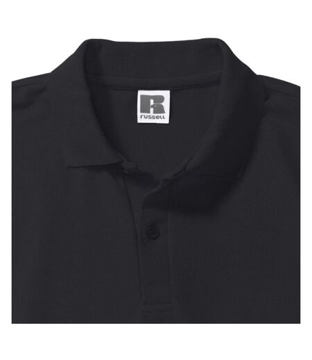 Polo À Manches Courtes Homme Noir Russell