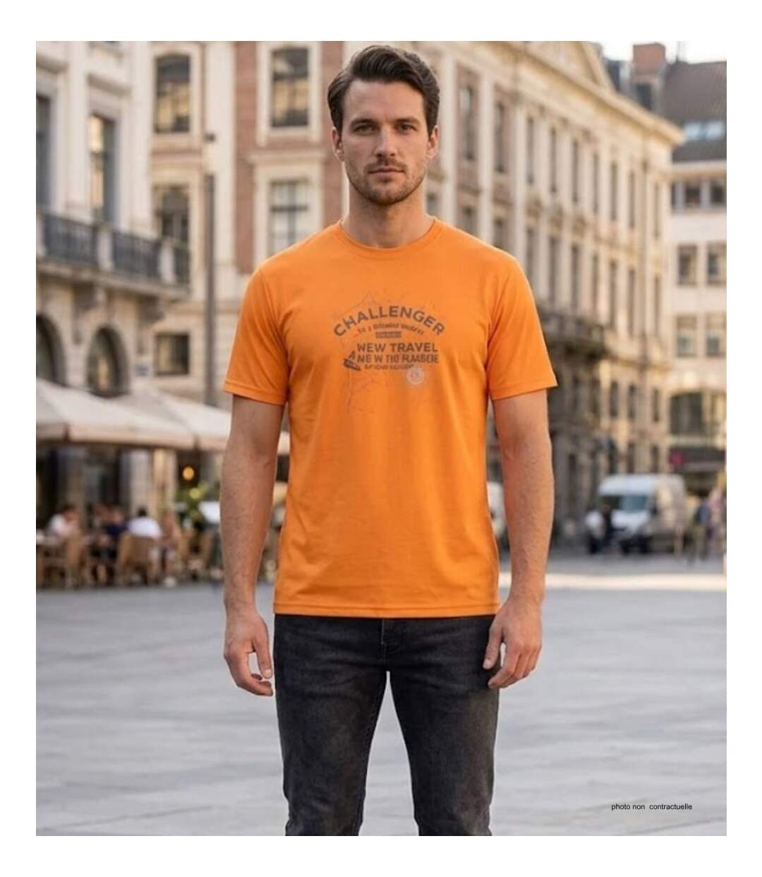 CHALLENGER STEFANO — Tee-shirt manches courtes en coton jersey pour un confort dynamique au quotidien-5