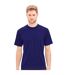 T-shirt À Manches Courtes Homme Pourpre Russell-1