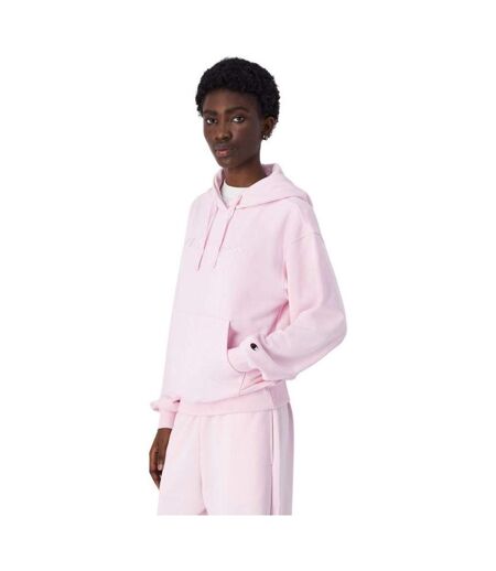 Sweat À Capuche Motif/style Logo Brodé Femme Rose Champion