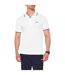 Polo Motif/style Rayure Contrastée Sur Bord Paddy Homme Blanc Boss-3