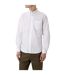 Burton Mens Chest Pocket Long-Sleeved Formal Shirt (White)