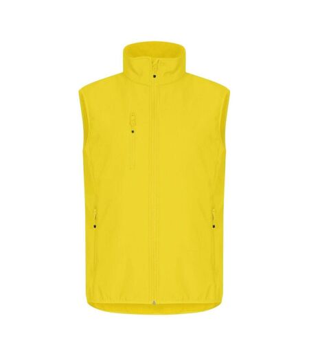 Veste Softshell Classic Homme Jaune Clique