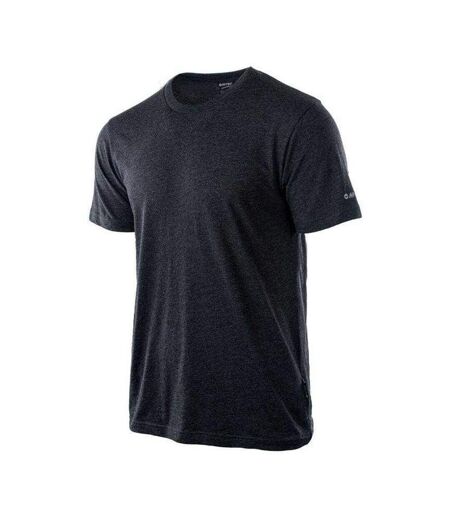 T-shirt Motif/style Uni Homme Gris Foncé Hi-Tec
