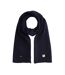 Childrens/kids Plain Knitted Scarf S Navy Blue Tommy Hilfiger-1