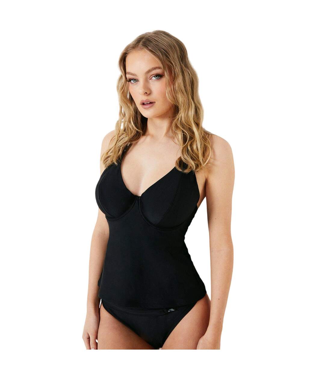 Haut de tankini femme noir Gorgeous-1