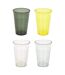 Lot de 4 Gobelets Réutilisables Bain de Soleil 20cl Vert & Jaune-1