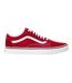 Mens Old Skool Canvas Trainers Racing Red Vans-1