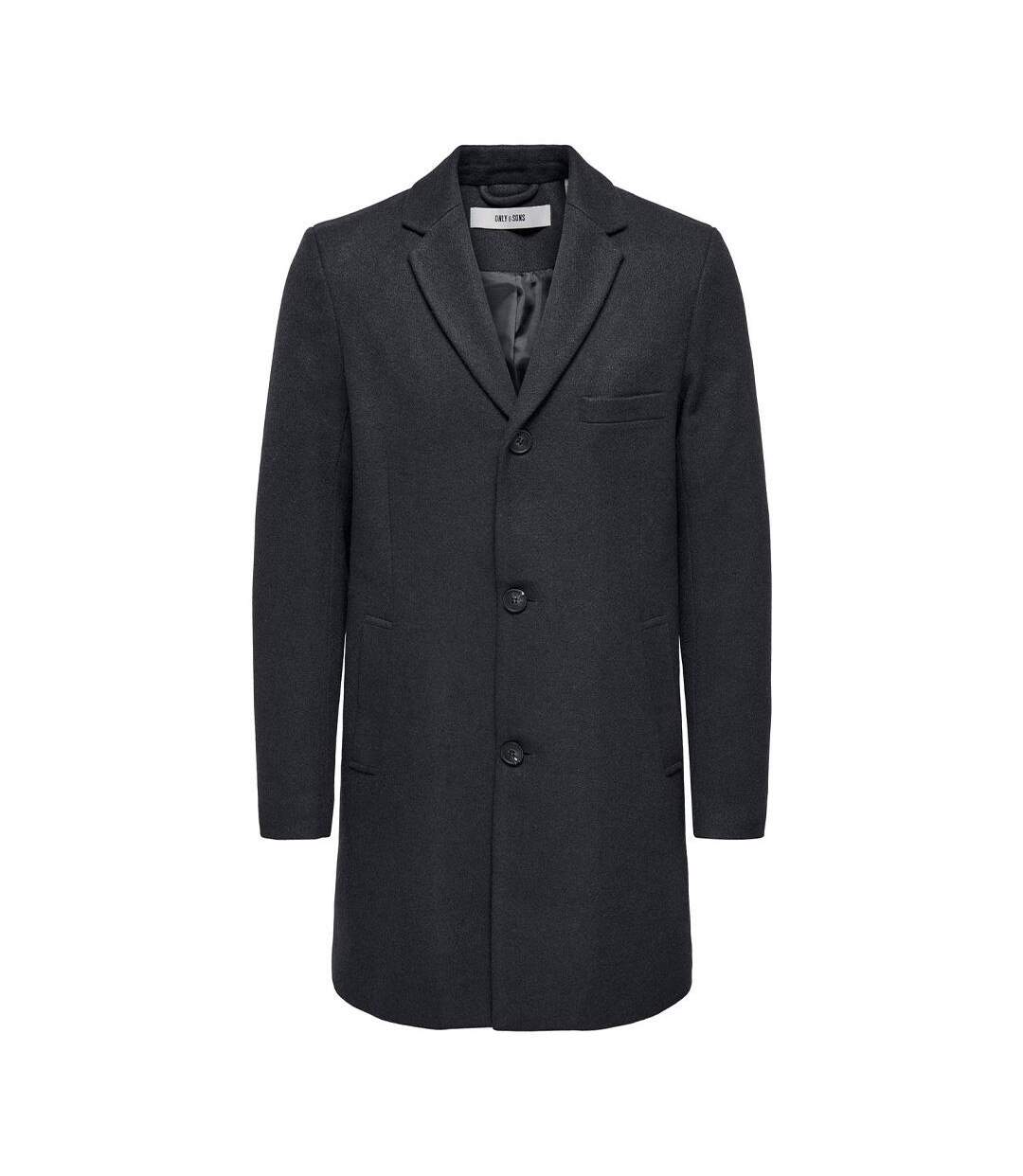 Manteau marine homme only & sons maylon-1