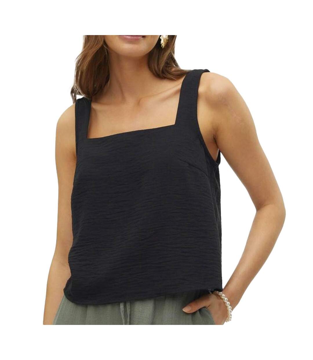 Top noir femme vero moda kita - l-1