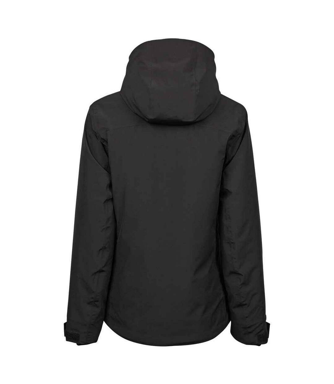 Womens/ladies waterproof jacket black Tee Jays