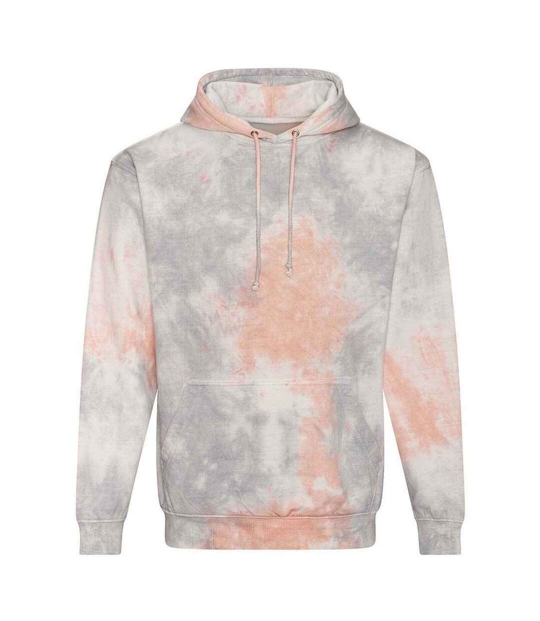 Sweat À Capuche Adulte Gris Rose Awdis-1