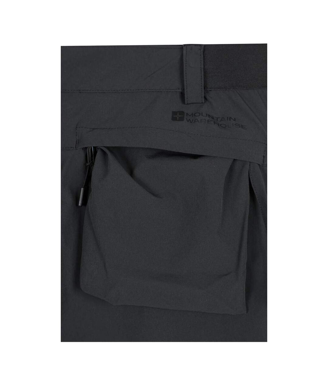 Mens Wander Packaway Shorts Black Mountain Warehouse-3