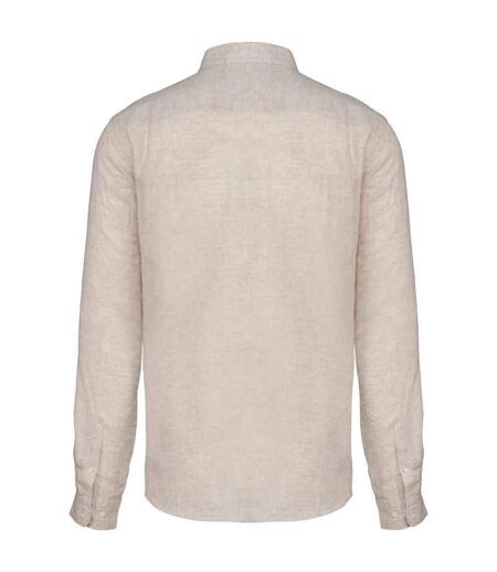 Mens linen long-sleeved shirt linen Spasso