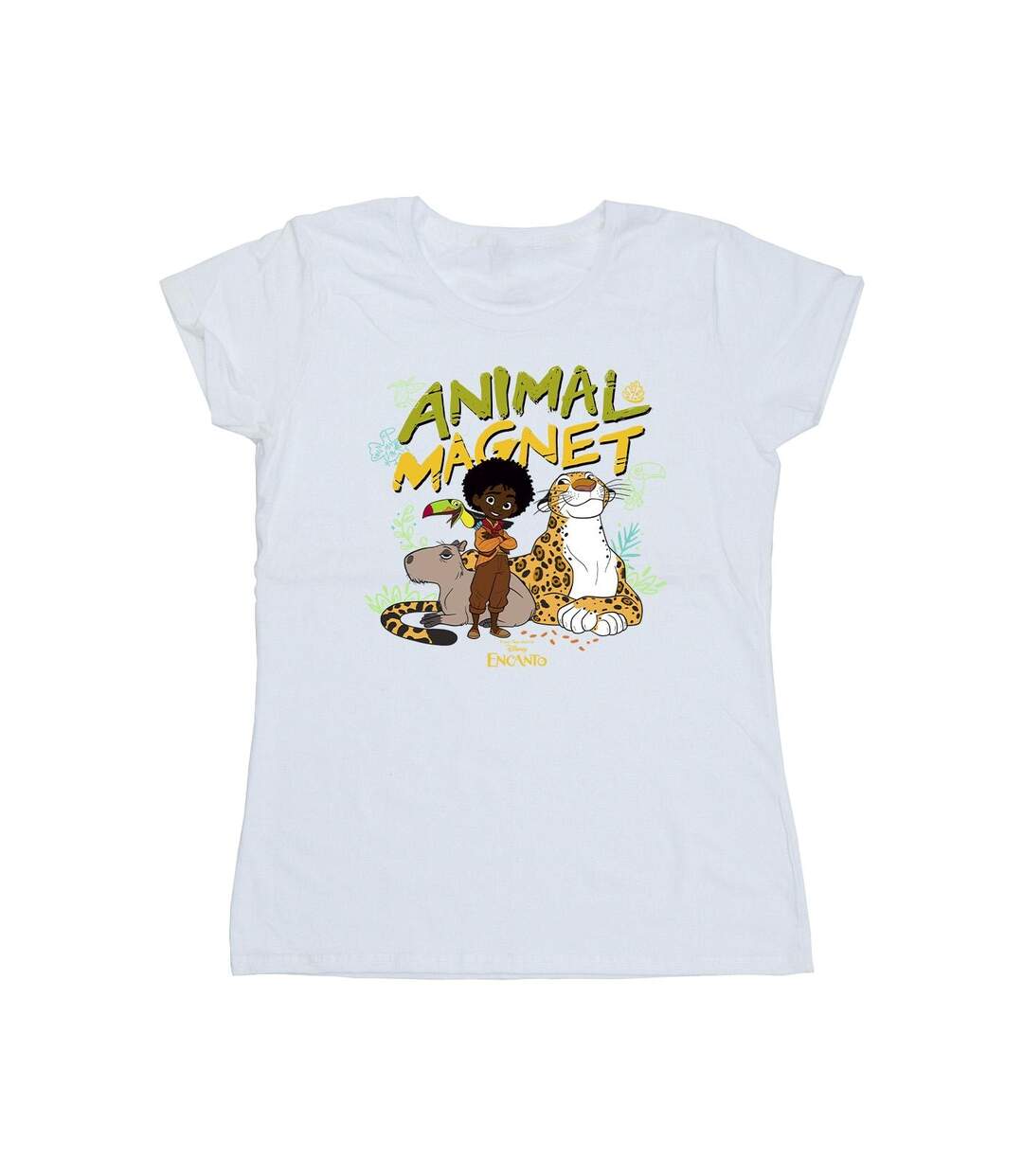 Disney - T-shirt ENCANTO ANIMAL MAGNET - Femme (Blanc) - UTBI19515-1