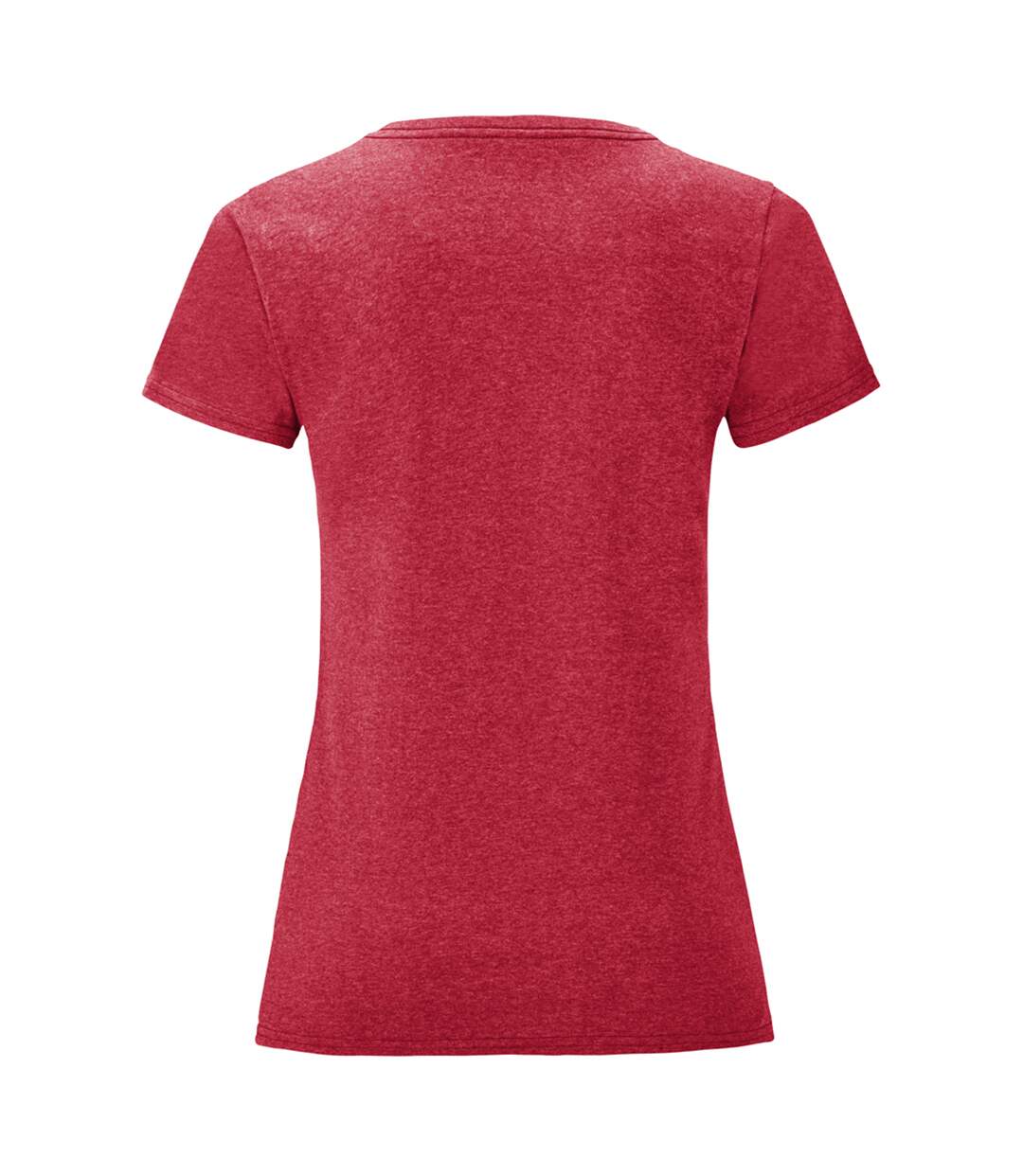 Fruit Of The Loom Womens/Ladies Iconic T-Shirt (Heather Red) - UTPC3400