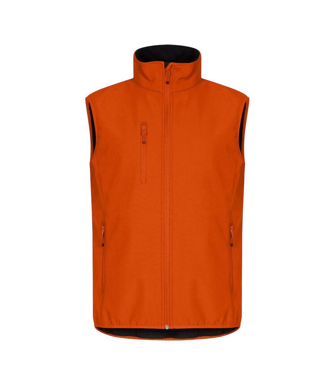 Mens Classic Soft Shell Jacket Blood Orange Clique-1