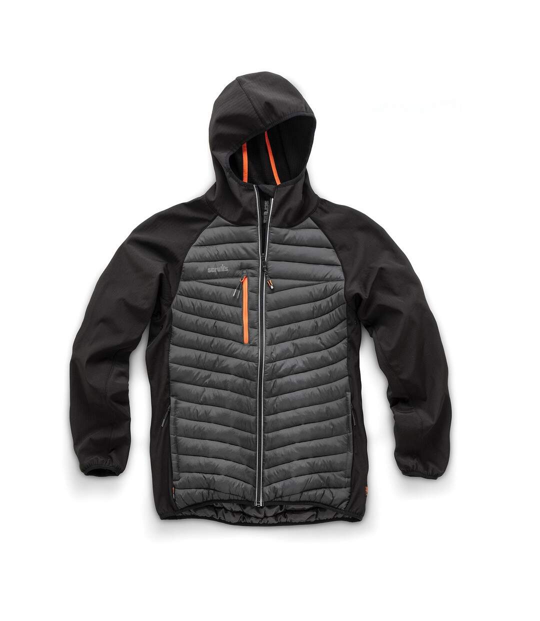 Mens Trade Padded Jacket Black Scruffs-1