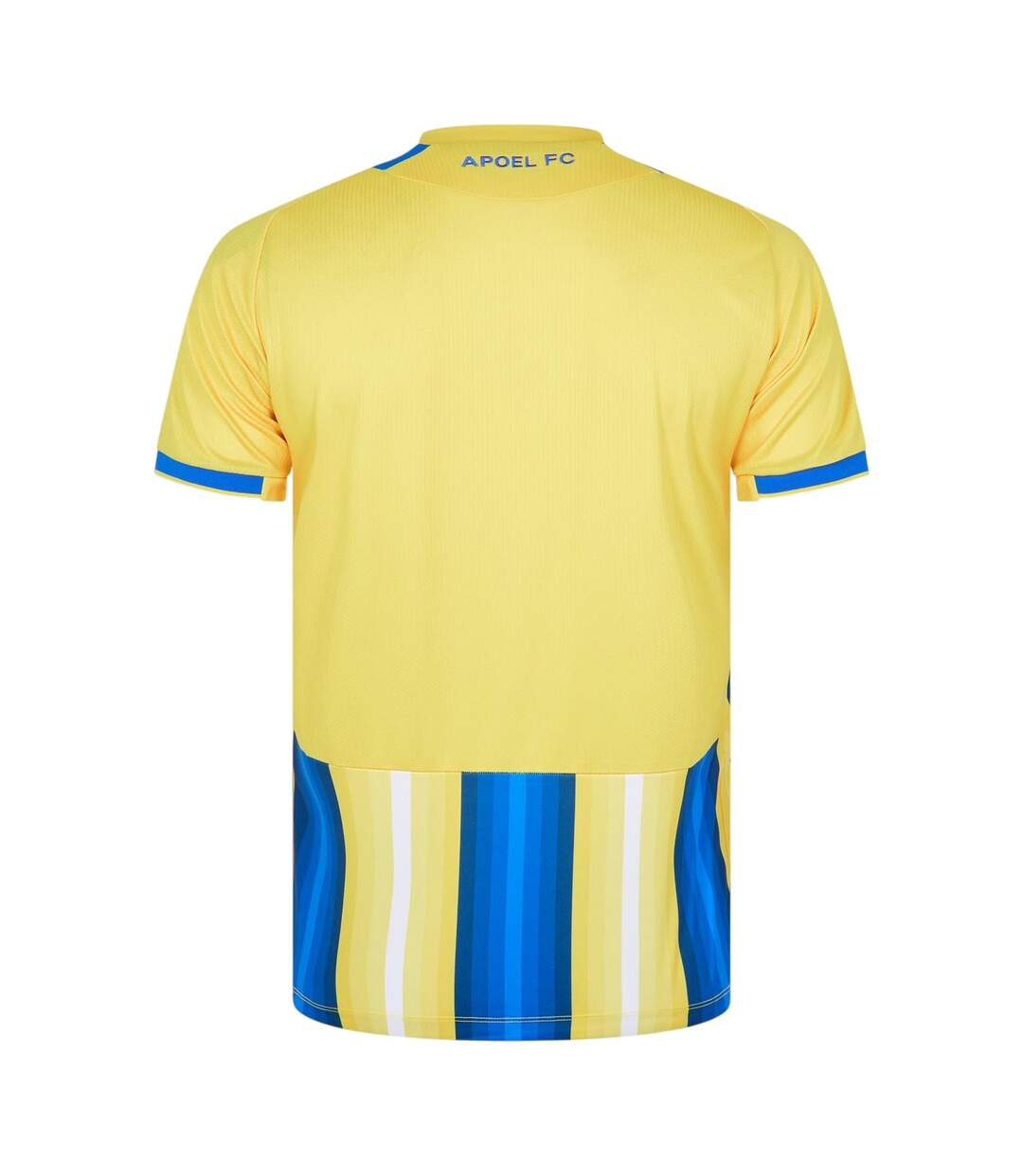 Mens 2023/24 Home Shirt Yellow Blue Apoel FC-3