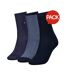 Chaussettes Motif/style Zig-zag Femme Bleu Marine Bleu Tommy Hilfiger-1