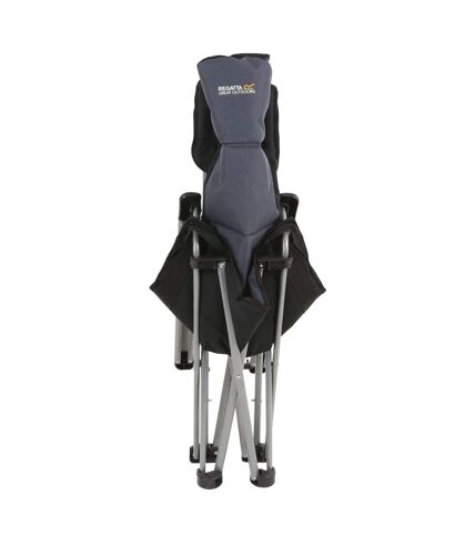Regatta Forza Reinforced Foldable Chair (Black/Seal Grey) (One Size) - UTRG10407