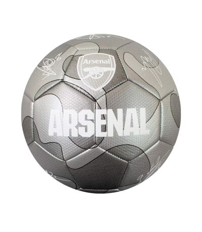 Arsenal FC - Ballon de foot (Argenté) (Taille 5) - UTSG29902