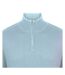 Pull Zippé 1/4 À Manches Longues Homme Gris Clair Chiné Henbury-3