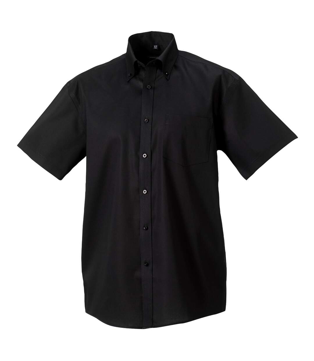 Chemise À Manches Courtes Sans Repassage Homme Noir Russell-2