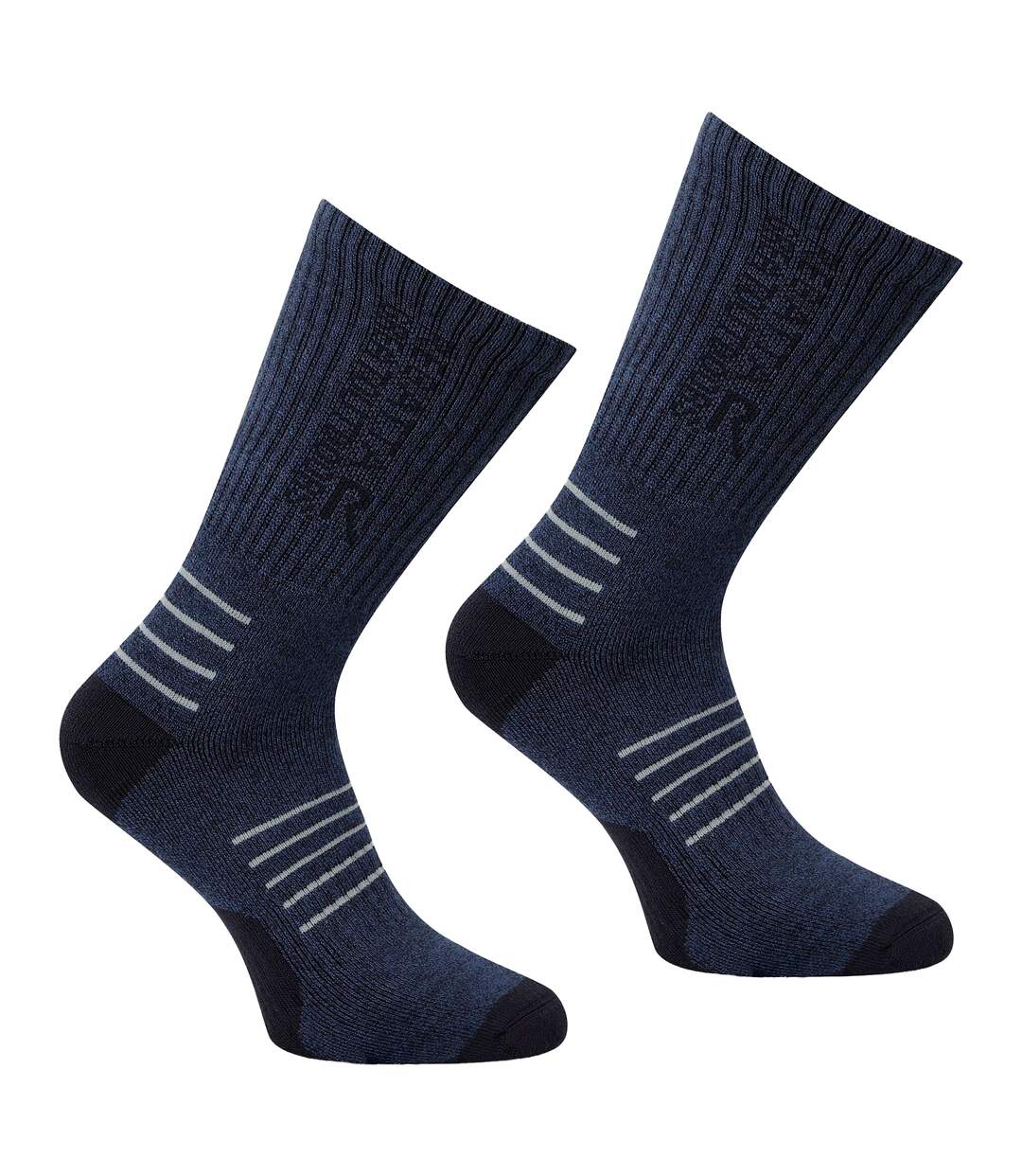 Chaussettes Homme Bleu Marine Gris Foncé Regatta-1