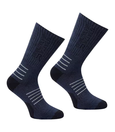 Chaussettes Homme Bleu Marine Gris Foncé Regatta