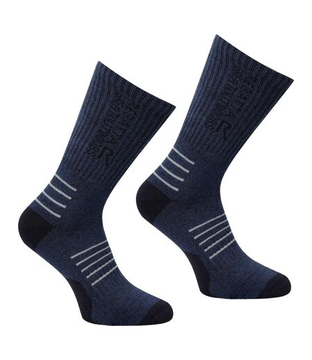 Chaussettes Homme Bleu Marine Gris Foncé Regatta