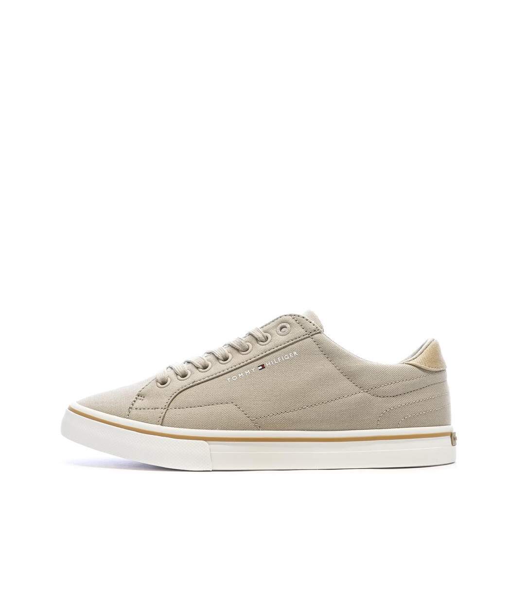 Baskets beige homme tommy hilfiger long-1