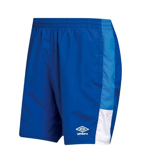 Umbro Mens Training Shorts (Royal Blue/French Blue/White) - UTGD111
