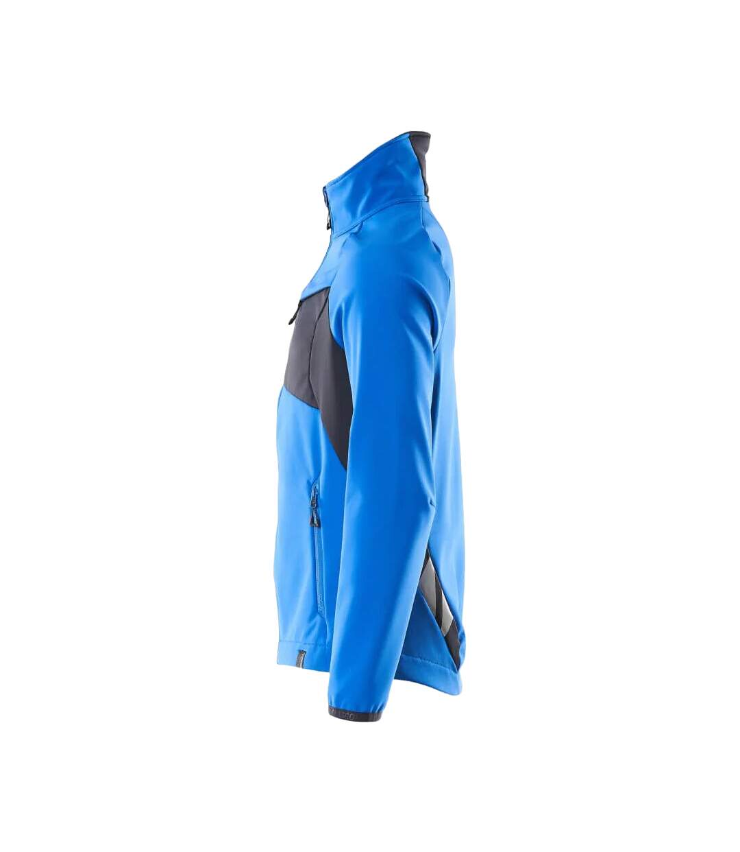 Mens Accelerate Soft Shell Jacket Azure Blue Dark Navy Mascot-2