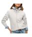 Sweat zippé gris femme superdry borg-1