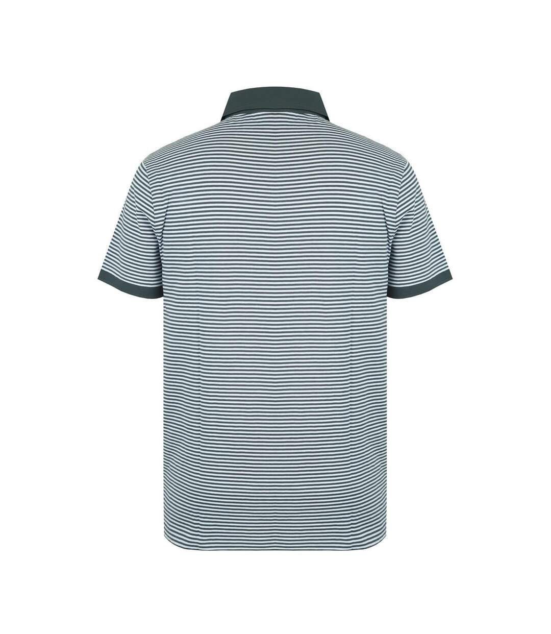 Polo Motif/style À Rayures Homme Anthracite Blanc Giorgio-2