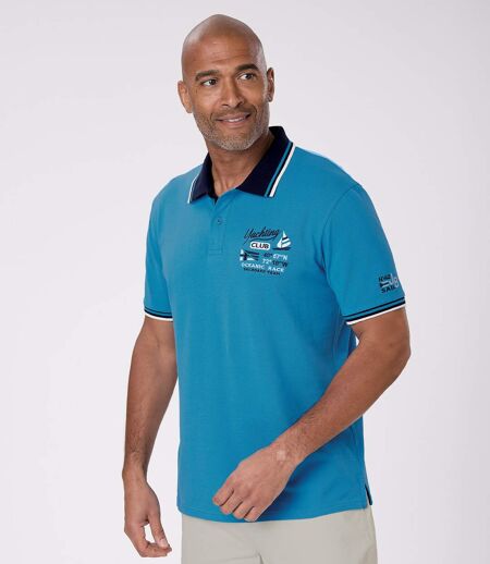 Set van 2 polo’s van piquéstof Nautiques   