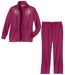 Women's Brushed Fleece Loungewear Set - Raspberry