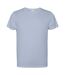Mens Estoril Short-sleeved T-shirt Zen Blue Roly-1