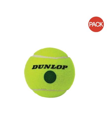 Balles de tennis taille unique vert Dunlop