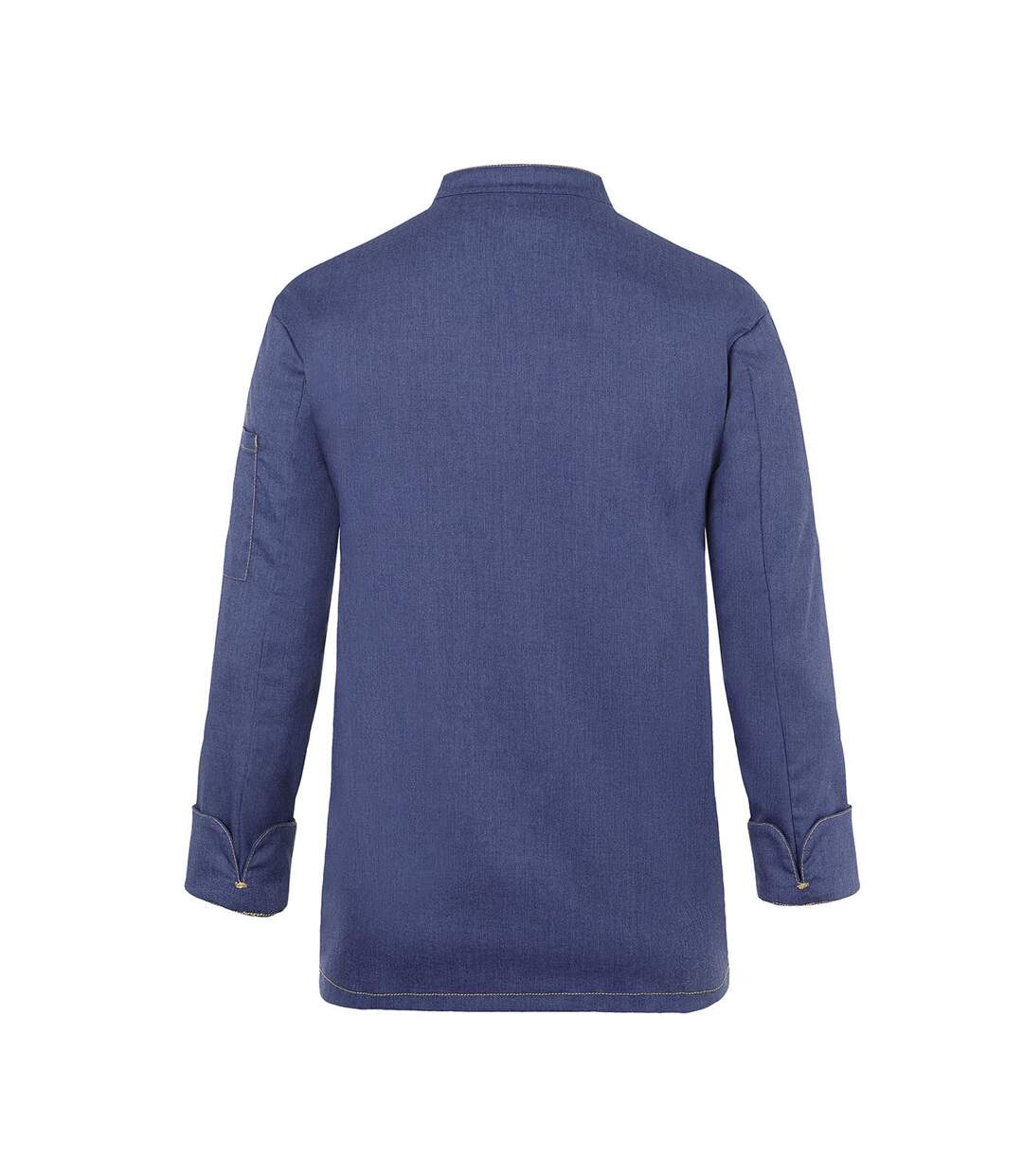 Unisex Adult Jean Style Stitching Chef Jacket Vintage Blue Karlowsky-2